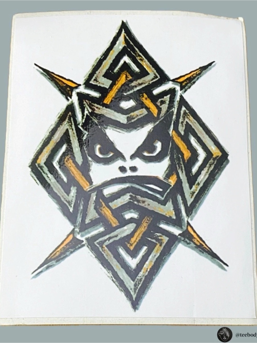 VTG 90s Tribal Bad Boy Sticker Decal NOS Vending Machine Rare Starliner Mactac